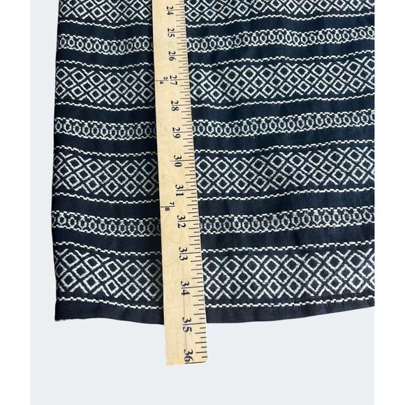 Venus Black & White Geometric Print Sleeveless Wrap Dress Beach Cover-up Medium - Picture 12 of 15